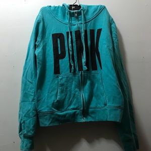 PINK by vs zipper hoodie